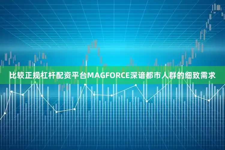 比较正规杠杆配资平台MAGFORCE深谙都市人群的细致需求