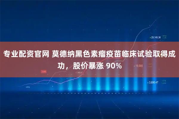 专业配资官网 莫德纳黑色素瘤疫苗临床试验取得成功，股价暴涨 90%